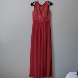 Little Mistress Red Maxi Dress